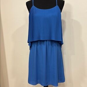 MOSSIMO Elegant blue Sleeveless Dress! Adjustable straps, size S.